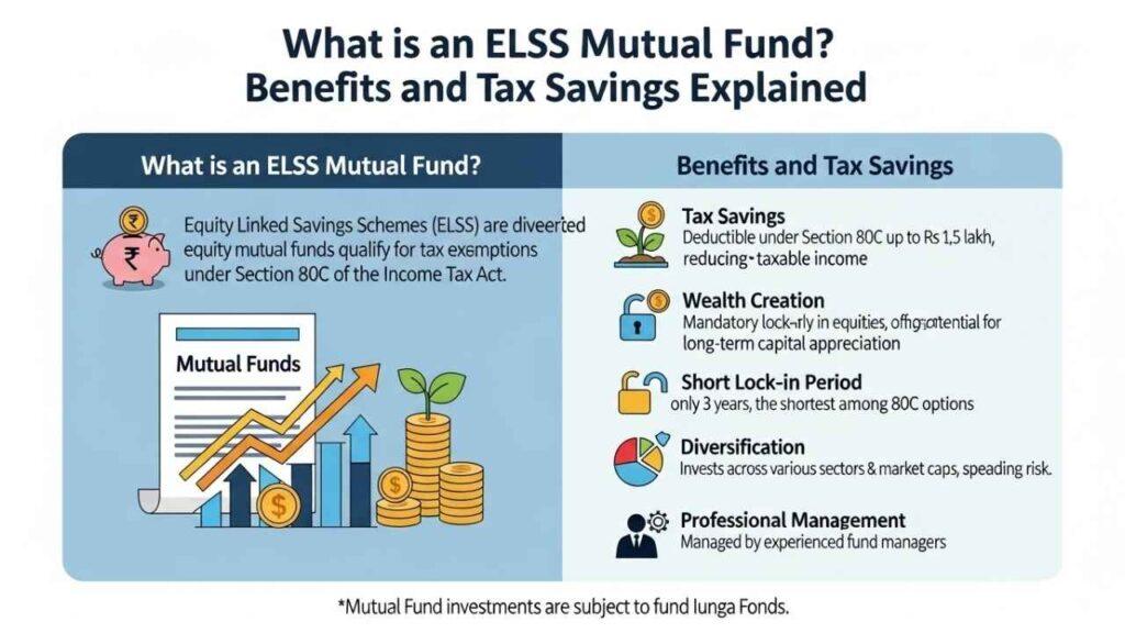 What is an ELSS Mutual Fund Benefits and Tax Savings Explained